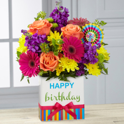The FTD� Birthday Brights Bouquet from Victor Mathis Florist in Louisville, KY